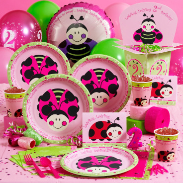 Birthday Party Supplies  Girls on Ladybug Birthday Party   Ladybug Party Supplies   Ladybug Invitations