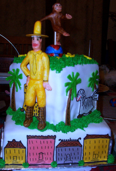 Curious George Birthday Cake