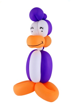 penguin balloon animal