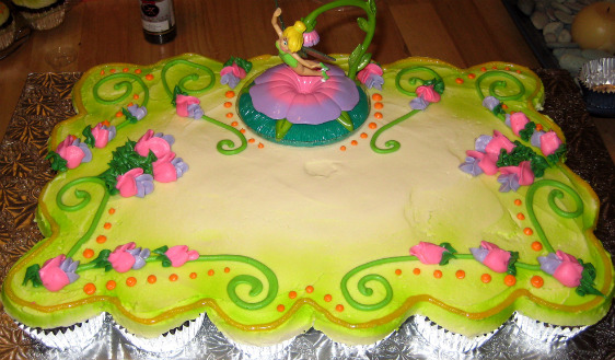 tinkerbell birthday cake