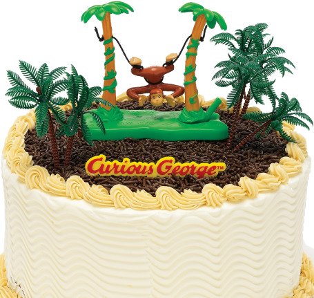 curious george party cake