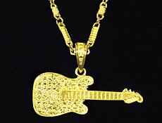 guitar necklace
